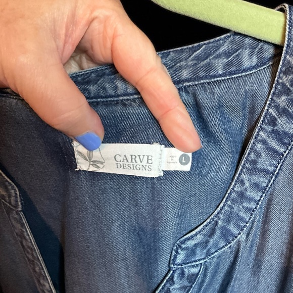 Carve Designs Blue Mini Dress - Picture 6 of 7